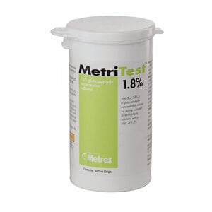 Kerr MetriTest 1.5% Sterilization Indicator Strips, 60 Strips/Bottle, Case of 2 Bottles, 10-303