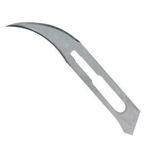 Miltex-Integra Stainless Steel Sterile Surgical Blade #12B, Each