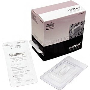 HeliPlug Absorbable Collagen Wound Dressing, 3/8" x 3/4" (1cm x 2cm), Sterile, Box of 10, 62-202