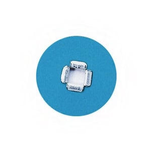 3M Sof-Lex Contouring and Polishing Discs, Square Eyelet, Fine, 5/8" Diameter, Medium Blue, 100/Box, 1958F