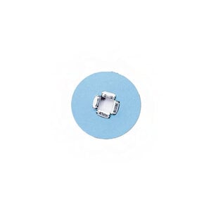 3M Sof-Lex Square Eyelet Finishing & Polishing Discs, Superfine, 5/8" Diameter, Light Blue, 100/Box, 1958SF