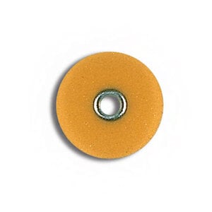 3M™ Sof-Lex™ Extra-Thin Contouring and Polishing Discs, 3/8" Diameter, Fine, Light Orange, Pop-On, 85/Pkg, 2381F