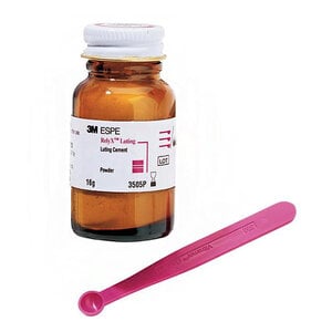 3M RelyX Luting Cement Glass Ionomer Powder Refill, 16 g, with Spoon