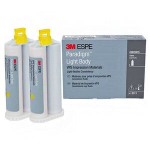 3M Paradigm Light Body VPS Impression Material Refill, 50 mL Cartridges, Pack of 2, 5311