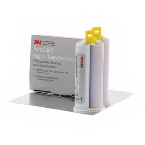 3M Paradigm Regular Body Fast Set VPS Impression Material, 50 mL Cartridge Refill, Pack of 2