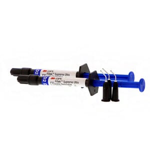 3M Filtek Supreme Ultra Flowable Restorative Syringe Refill, Shade D2, 2g Syringes with 20 Tips, 2/Pkg, #6032D2