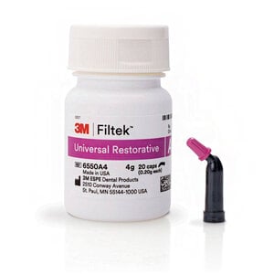 Filtek Universal Composite Restorative Capsules, Refill, Shade A4, 0.20 g, Pack of 20