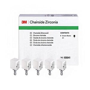 Chairside Zirconia CEREC Milling Block, 20mm, Shade A1, Pack of 5