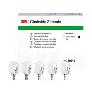 3M™ Chairside Zirconia for CEREC® Milling Block, 20mm, Shade A2, 69942, Pkg/1