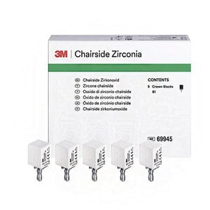 Chairside Zirconia CEREC Milling Block, 20mm, Shade B1, Pack of 5