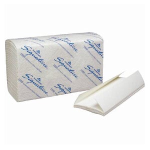 Georgia-Pacific Signature 2-Ply White C-Fold Towels, 120/Pack, 12 Packs/Case (1440/Case)