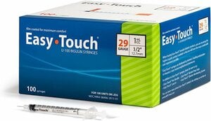 Exel Hypodermic Needle, 20G x 1-1/2", Regular Bevel, Sterile, Yellow Hub, 100/Box