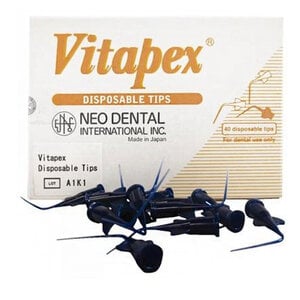 Vitapex Cap Disposable Tips, Pack of 40, #BTSN