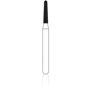 NTI Diamonds FG Coarse Green Round End Taper Bur, 855-012, Pkg/5