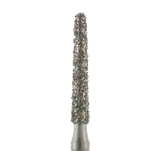 NTI Diamonds FG Coarse Green Round End Taper Bur, 856-014, Pkg/5