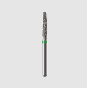 NTI Diamonds FG Coarse Green Round End Taper Bur, 856-018, Pkg/5
