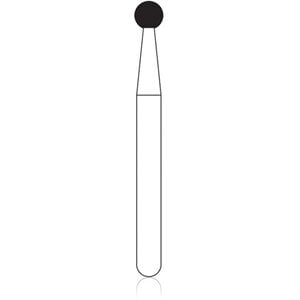 NTI Diamond FG 801-018M Friction Grip Bur, Medium
