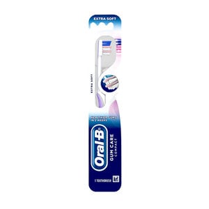 Oral-B Gum Care Compact Adult Toothbrush, Extra Soft, Assorted Colors, 12/Box