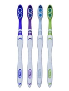 Oral-B Dual Clean Adult Manual Toothbrush, 36 Tuft Soft, Pkg/12