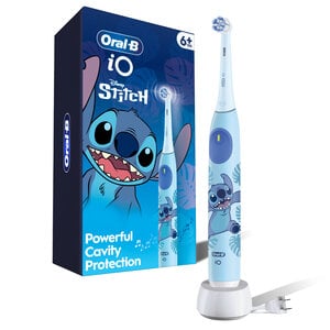 Disney Stitch iO2 Electric Rechargeable Toothbrush, Ages 6+, Case of 3