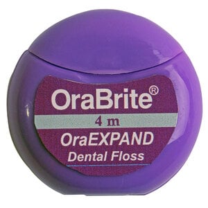 OraLine OraBrite Expanding Dental Floss, 4m Patient Sample, Case of 144