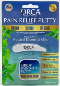 ORCA™ Pain Relief Putty, 4.2g Jar, Box of 6, 109905