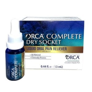 ORCA™ Professional Dry Socket All-Natural Liquid Treatment, 13 mL Reusable Dropper Vial, 10993