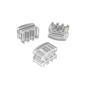Clear Bonding Button - Rectangular, Ceramic, Lingual, Pack of 10, 01KEZKNMSE55PE959QYZCCKJHD