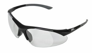 ProVision® Econo Loupes Bifocal Safety Eyewear, Black Frame/Clear Lens +2.5 Diopter