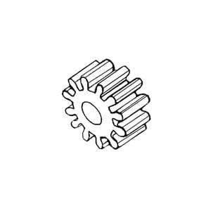 Gear Plastic 1/4" ID 12-Tooth (AFP Manufacturing)