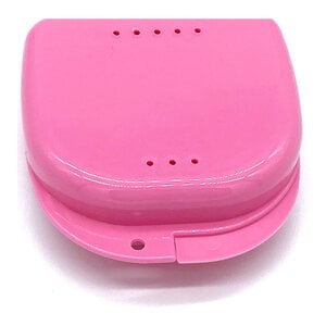 Plasdent Retainer Box, Neon Pink