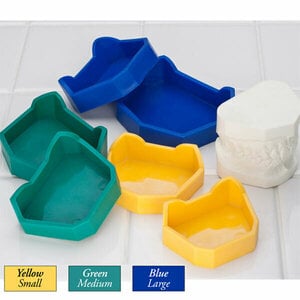 Plasdent Disposable Model Formers, Large, Clear, 60/Pk
