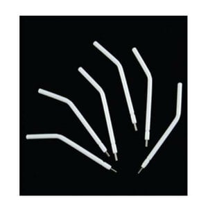 Plasdent AcuTips Air/Water Syringe Tips, White, Metal Core, 250/Bag