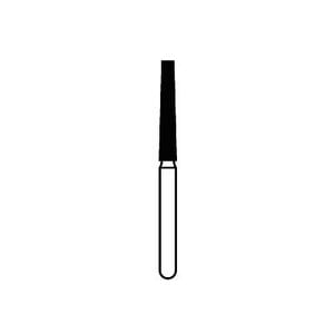 Solo Diamond® Single-Use Diamond Burs FG, Flat End Taper, 0916.10, 1.6mm, Coarse, Pkg/25