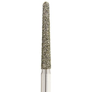 Solo Diamond® Single-Use Diamond Burs FG, Round End Taper, 1114.8, 1.4mm, Coarse, Pkg/25