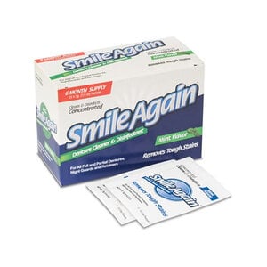 Smile Again Trial Size Denture Cleaner, Case of 12, 01KEZKNT88SVEMM4JFKEDSQPR3