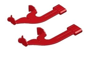 Rinn XCP-DS Vertical Bitewing Red Basket for DEXIS, Pack of 3