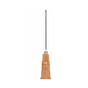 Cardinal Health Endodontic Irrigation Needle, 23G x 1.25" (31.7mm), Orange, Sterile, 25/Bx