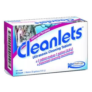 Sultan Cleanlets G.P. Ultrasonic Cleaning Tablets, Box of 32