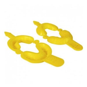 Topex Dual Arch Fluoride Trays, Small, Yellow, 50/Pk