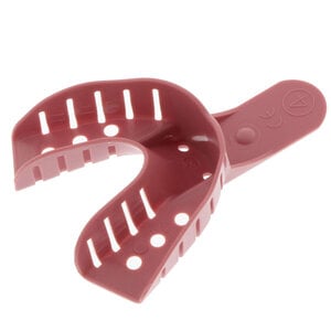Sultan Dentray II Disposable Perforated Impression Trays, Medium Lower, Size #4, Pack of 12