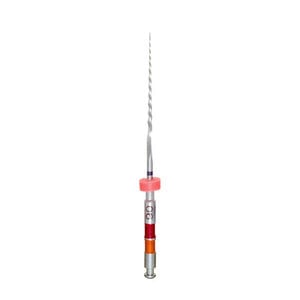 Kerr TF Twisted File, .06 Taper, 23mm, #25 (Red), NiTi Rotary File, Pack of 3, 822-6253