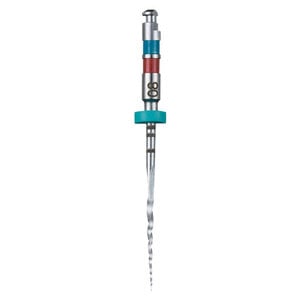 Kerr TF Twisted File Rotary NiTi File, Size #25, .08 Taper, 23mm, Red, 3/Pack, 822-8253