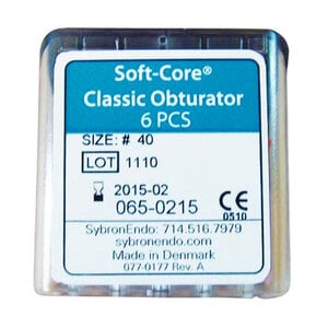 Kerr Soft-Core Classic Obturator, Size #40, 6/Pkg, 972-3040