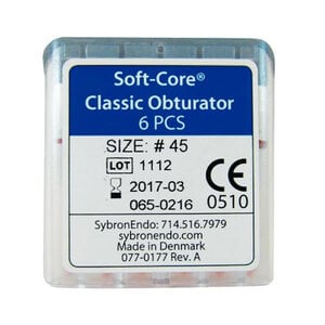 Kerr Soft-Core Classic Endo Obturators, Size #45, 6/Pkg, 972-3045