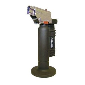 Blazer ES-1000 Micro Torch, Black, Angled Head, Locking Switch, Piezo Ignition