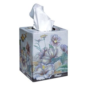 Kleenex Boutique Facial Tissue, Floral, 2-Ply, 95 Sheets per Box, 36 Boxes/Case