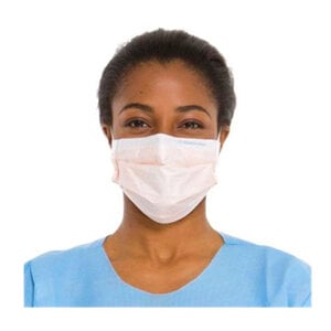Halyard KC300 Earloop Mask, ASTM Level 3, Orange, Fog Free, Box of 40