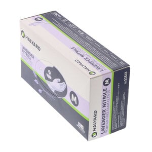 Halyard Lavender Nitrile Exam Gloves, Powder-Free, Non-Sterile, Medium, 250/Box, KC100