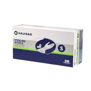 Sterling Nitrile Exam Gloves, Powder Free, Small, Gray, 200/Box, #50706